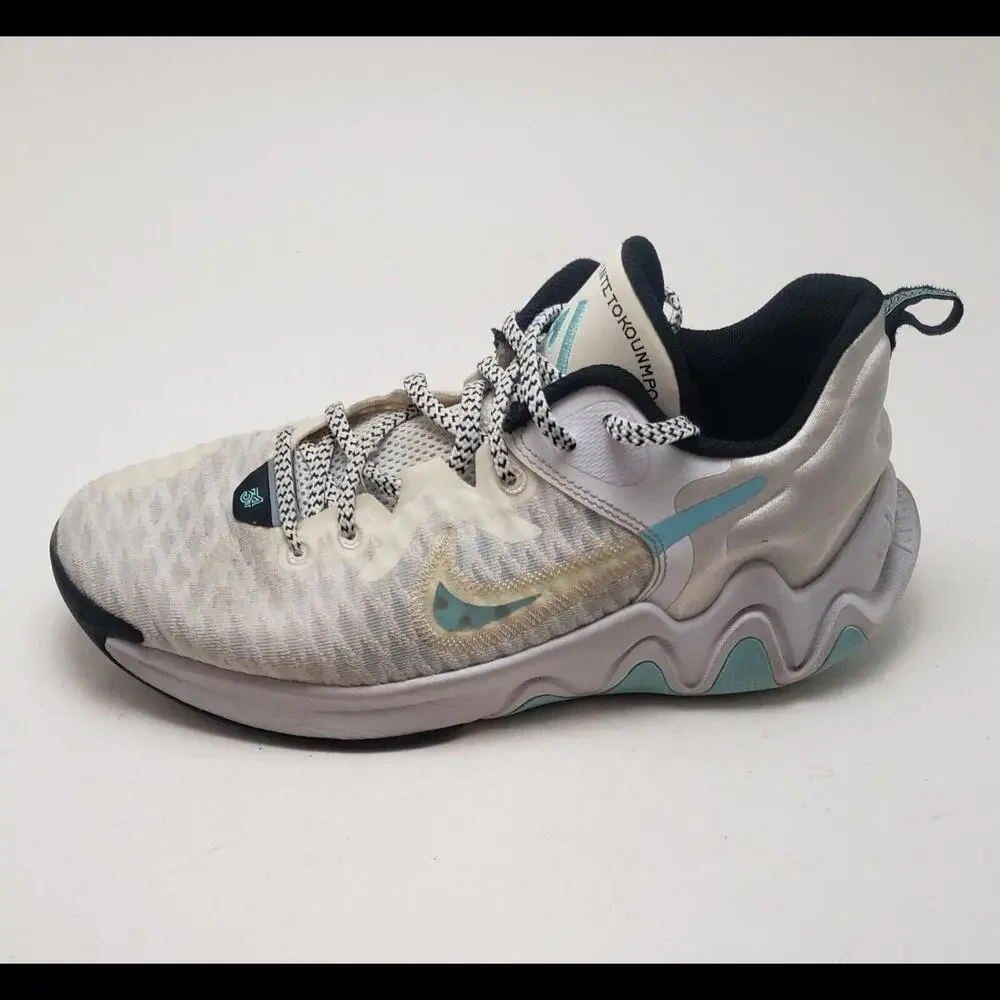 Youth Nike Giannis Immortality DB6081-110 White Basketball Sneakers Shoes Size 7